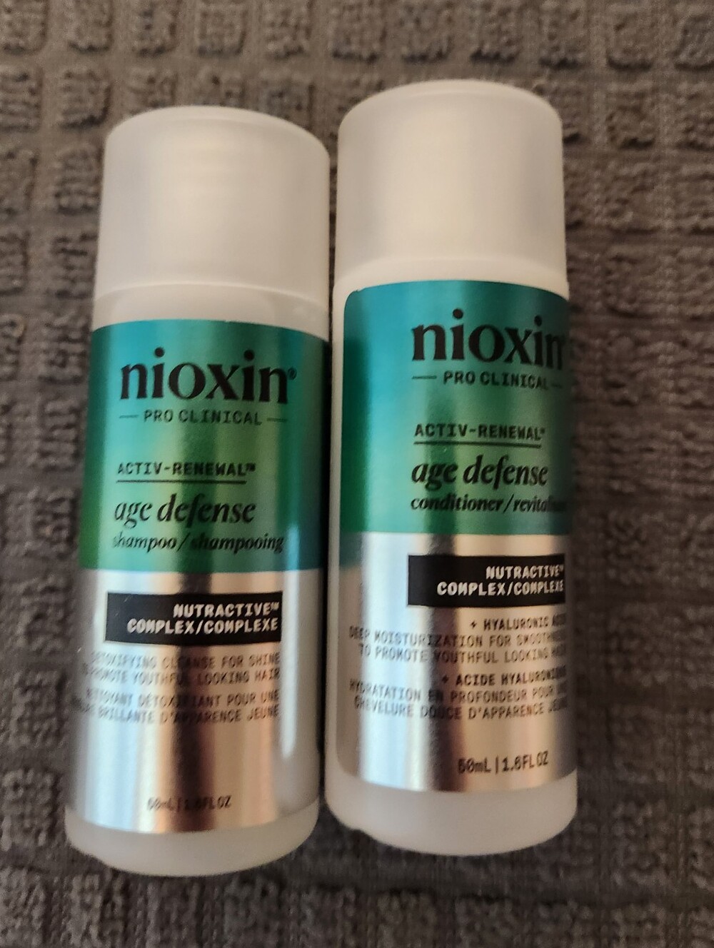 Nioxin Pro Clinical Age Defense Shampoo and Conditioner Travel Duo Set